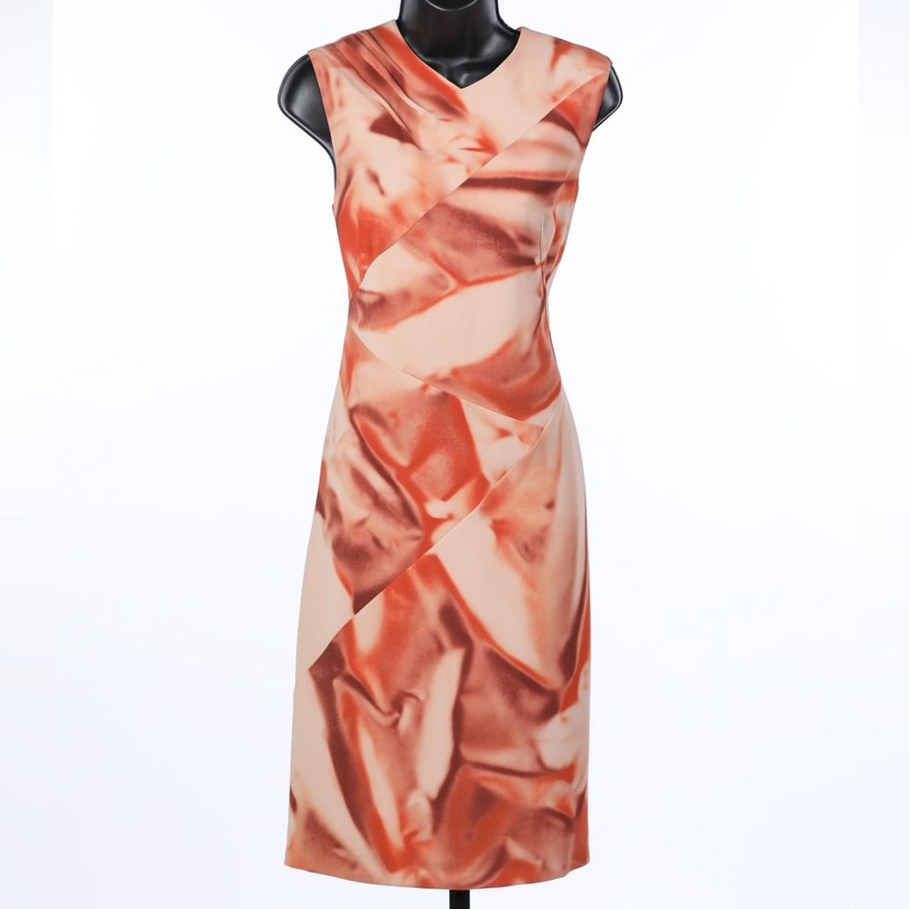 Bottega Veneta Abstract Printed Sleeveless Dress